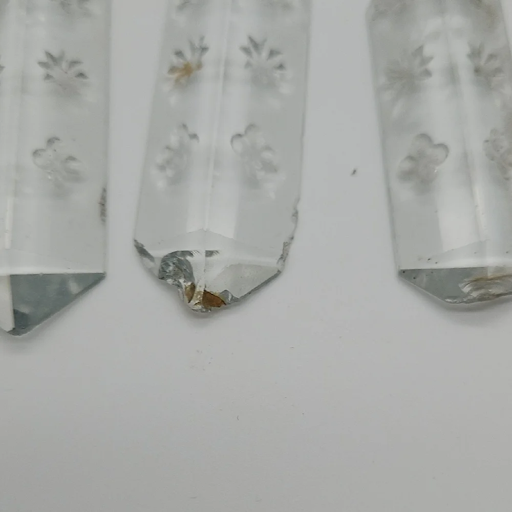 Clear Glass Crystal Prism Set